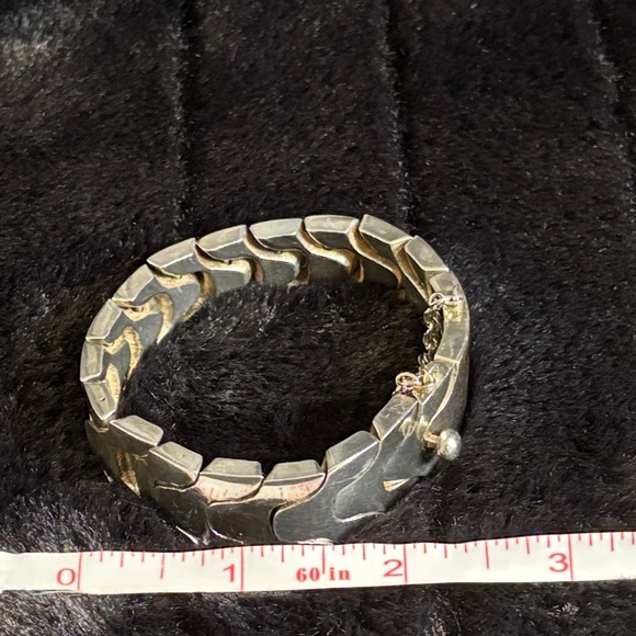 ❌Sold❌Antonio Pineda Vintage 970 Silver Bracelet see pictures and video - Picture 12 of 16